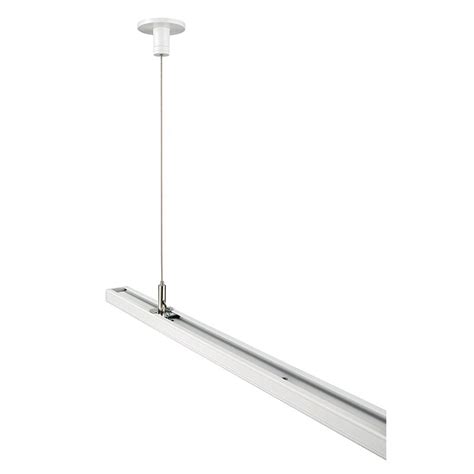 These are great for stairwells, atriums or high ceilings, a selection of lighting perfect for modern or traditional homes. Juno Lighting T597 48IN WH Rigid Ceiling Cable Suspension ...