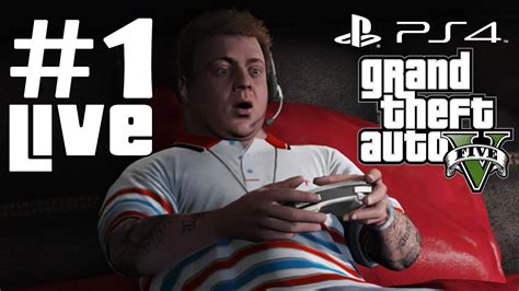 Grand Theft Auto V First Person Live Walkthrough Part 1 Ps4 Youtube