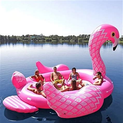 Riesen 6 Personen Aufblasbare Pfau Einhorn Flamingo Pool Float Aufblasbare Schwimm Insel Buy