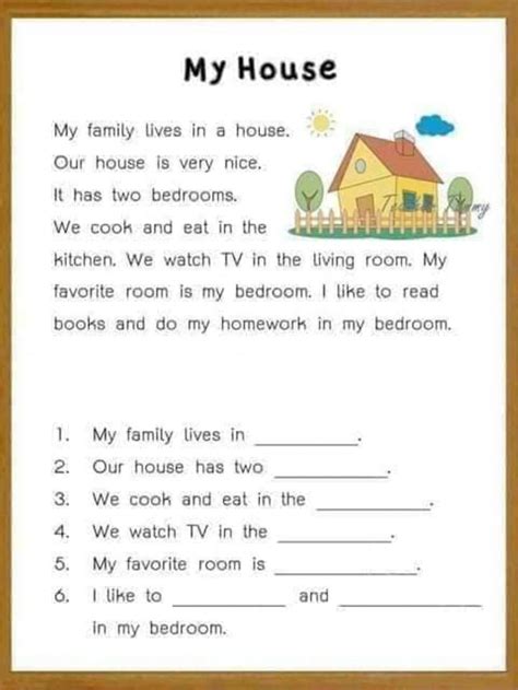 Kids will simply identify what is going on in each picture. Reading comprehension for kids interactive worksheet