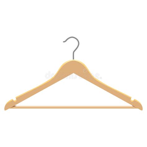 Clothes Wooden Hangers Set For Jackets Pants Isolated 3d Vector