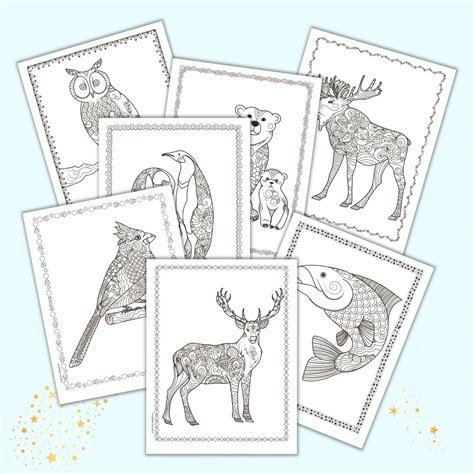 Free Animal Adult Coloring Pages With Deer Coloring Pages Printable Com