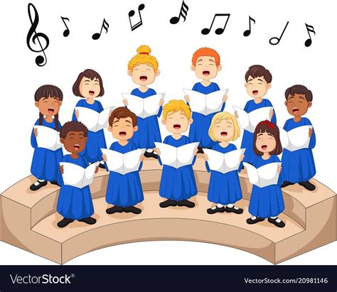 Choir Girls And Boys Singing A Song Download A Free Preview Or High