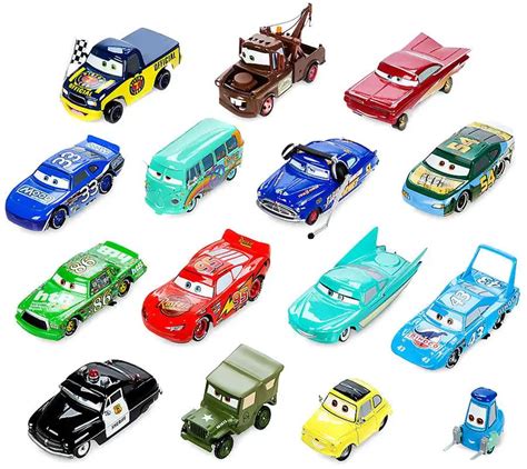 Disney Pixar Cars 143 Deluxe Sets Piston Cup Deluxe T Set Exclusive 143 10th Anniversary Toywiz