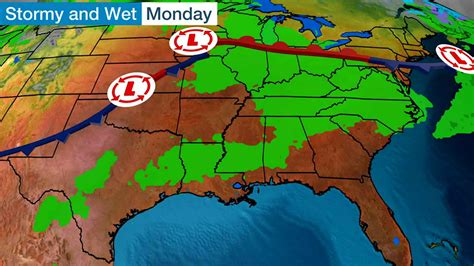 Slow Moving Storm Brings Widespread Rain To Start The Week