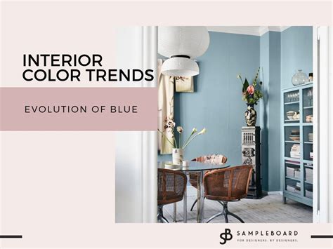 Interior Color Trends For 2020 The Evolution Of Blue Sampleboard