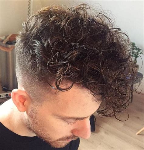 45 Hottest Curly Hairstyles For Men That Attract Women Curly Long Top Short Sides Hairstyle For