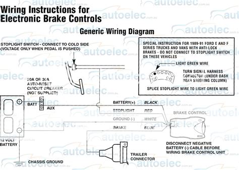 Tekonsha Brake Controller Wiring