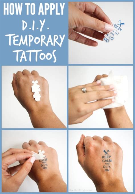 Tips On How To Apply On Temporary Tattoos Make Sure Your Skin Clean