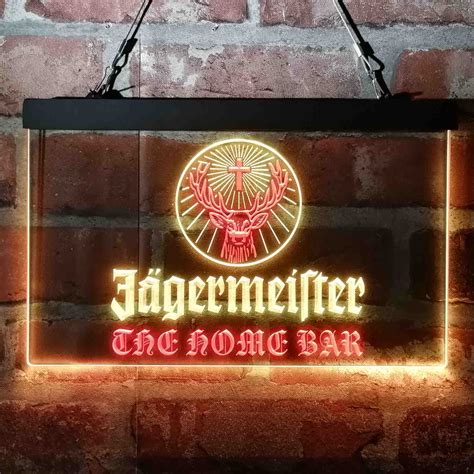 Personalized Jagermeister Deer Home Bar Neon Like Led Sign Fathers