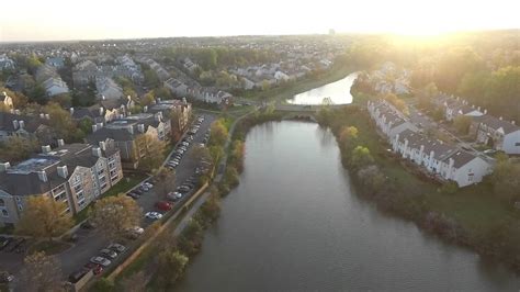 Drone View Of Laurel Lake In Laurel Md Youtube