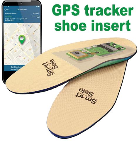 Gps Smartsole Hidden Wearable Tracker In Shoe For Monitoring Wanderers