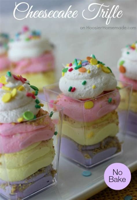 The selection includes various cookies, puffs, cereals, sandwich biscuits, fried dough twists, and traditional baked sweets such as baklava. No Bake Cheesecake Trifle: Spring Inspiration | Easter ...