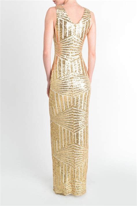 7500 Affordable Floor Length Gold Sequin Bridesmaid Maxi Dress Ev