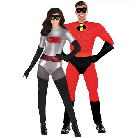 Adult Elastigirl And Mr Incredible Couples Costumes Incredibles 2 Party City