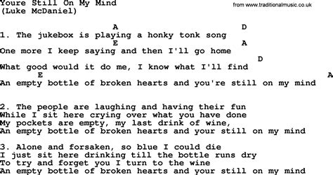 Youre Still On My Mind By The Byrds Lyrics And Chords