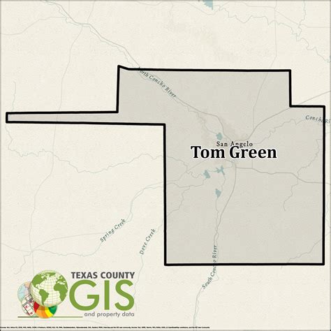 Tom Green County Tx Gis Shapefile And Property Data