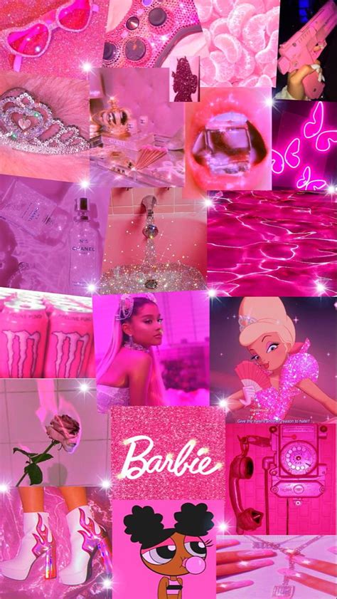 Barbie Logos Aesthetic Doll Glam Lovely Pink Tumblr Hd Phone