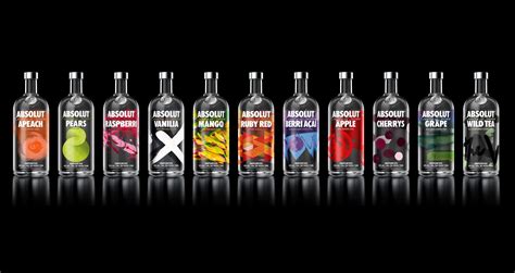 absolut vodka des fruits et du design vodka packaging absolut vodka flavors flavored vodka