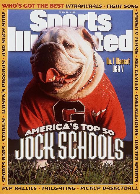Georgia Bulldogs Mascot Uga V Sports Illustrated Cover Photograph By
