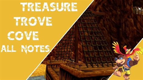 Banjo Kazooie All 100 Note Locations Treasure Trove Cove Youtube