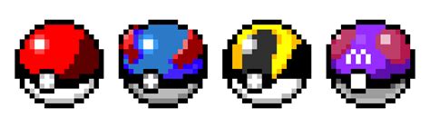 Pokegreatultramaster Ball Pixel Art Maker