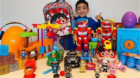 ryans world toys ultimate red titan toy haul youtube