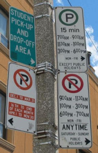 The Fixer Deciphering Carlaw Ave Parking Signs Is An Exercise In