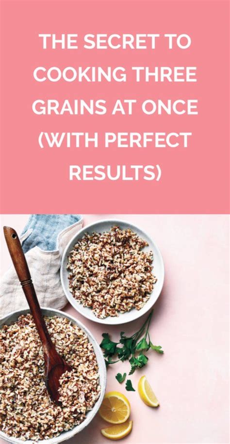 This is a great little ingredients 1 1/2 cups brown rice 2 1/3 cups water 2 teaspoons unsalted butter or vegetable oil 1/2 maybe i will actually cook brown rice now…i don't like cleaning out my rice cooker and it's so. The Secret to Cooking Three Grains at Once (With Perfect ...