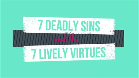 7 Deadly Sins And The 7 Lively Virtues Pride And Humility Youtube