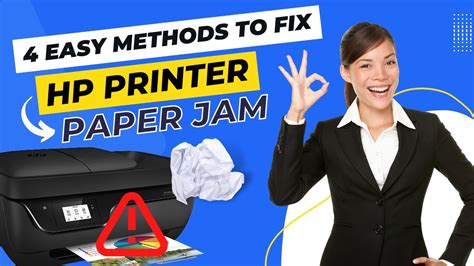 4 Easy Methods To Fix Hp Printer Paper Jam Issue Printer Hp Youtube