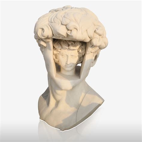 Marble Busttop Notch Hand Carved Roman Marble Statue Bust