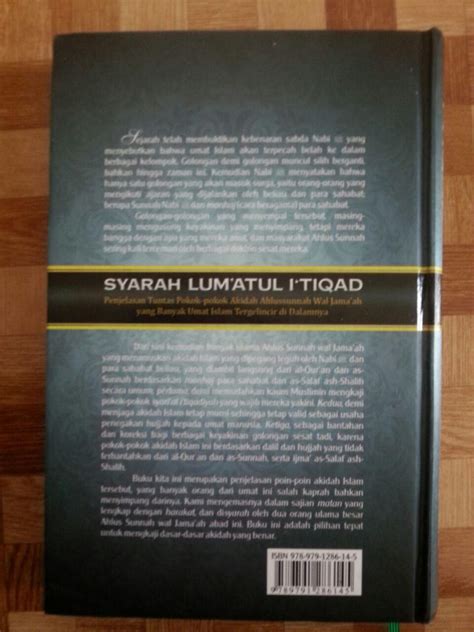 Buku Syarah Lumatul Itiqad Toko Muslim Title