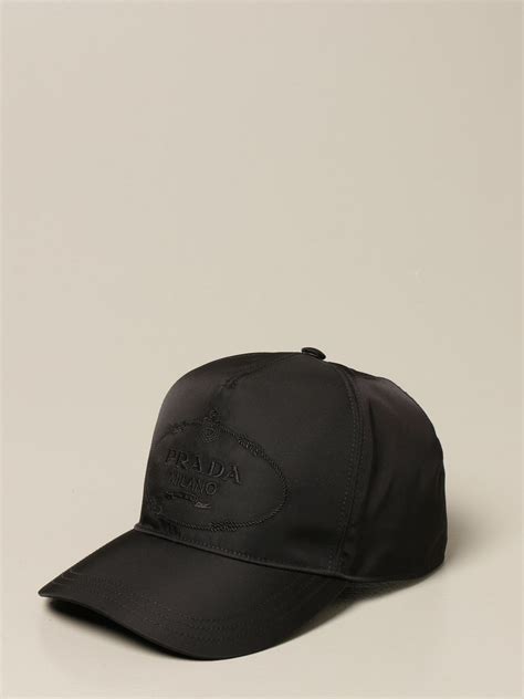 Prada Baseball Cap With Logo Black Hat Prada 2hc179 2b15 Gigliocom