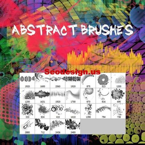 40 Abstract Photoshop Brushes To Download