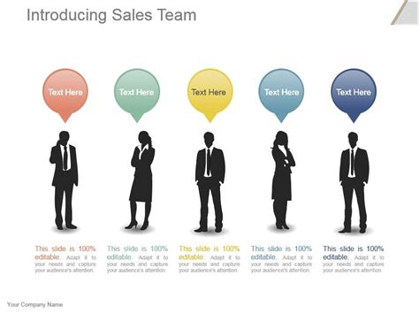 Introducing Sales Team Powerpoint Slide Presentation Sample