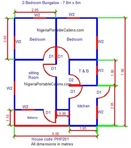 Bungalow Floor Plans Nigeria House By Builder Now