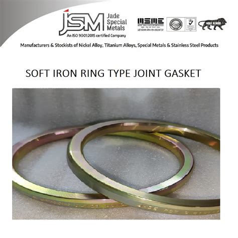 Soft Iron R Ring Type Joint Gasket Rtj At Rs Piece Ring Type Joint Rtj Gasket In