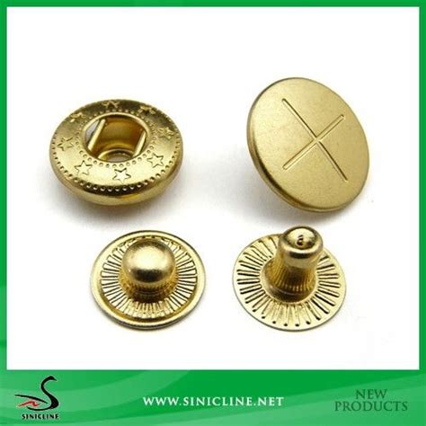 Sinicline Free Nickle Metal Snap Button For Clothing Photo Detailed
