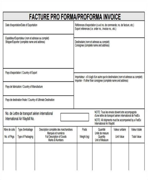 FREE 45+ Blank Invoice Samples in AI | PSD | Google Docs ...