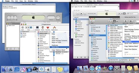 Mac Os X Puma Versus Mac Os X Snow Leopard Please Enlarge Flickr