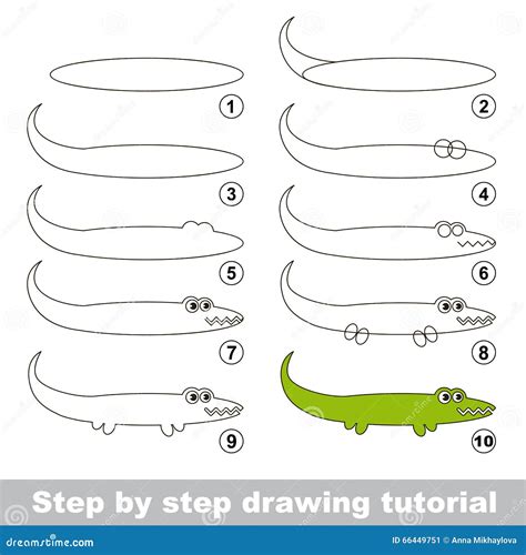 How To Draw An Alligator Simple Step By Step Guide Cr