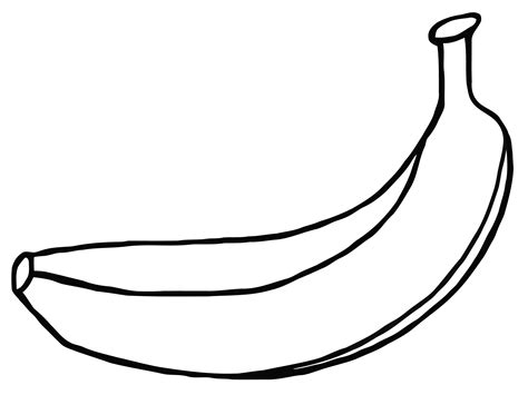 Banana Coloring Page at GetColorings.com | Free printable colorings