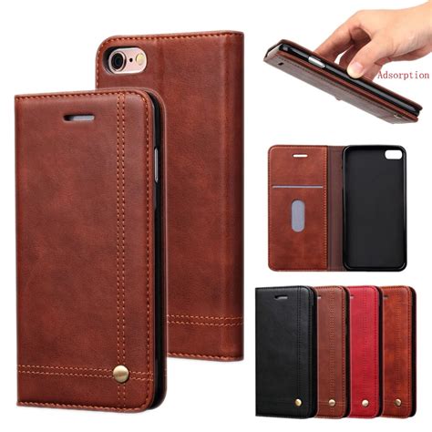 Retro Business Luxury Pu Leather Case For Apple Iphone 66s Plus