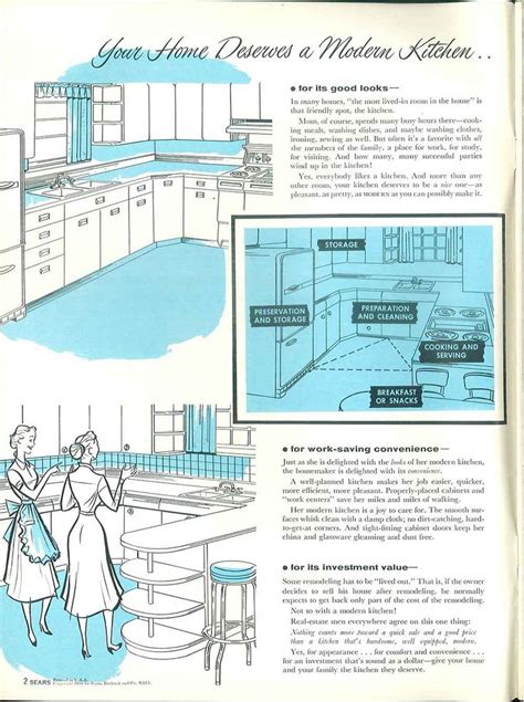 Cabinets were suppose to be premium cabinets. 1958 Sears kitchen cabinets and more - 32 page catalog ...