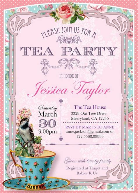 This Item Is Unavailable Etsy Tea Party Invitations English Tea