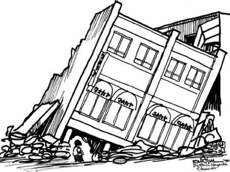 Download 340+ royalty free earthquake drawing vector images. Earthquake Coloring Pages