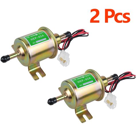 Ablewipe 2x 12v Electric Fuel Transfer Pump Universal Inline Low