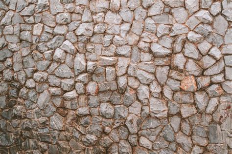 Nature River Stone Rock Wall Retaining Wall Stock Image Image Of