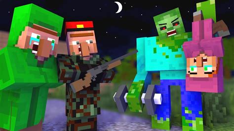 Zombie Vs Villager Life Full Series Craftronix Minecraft Animation
